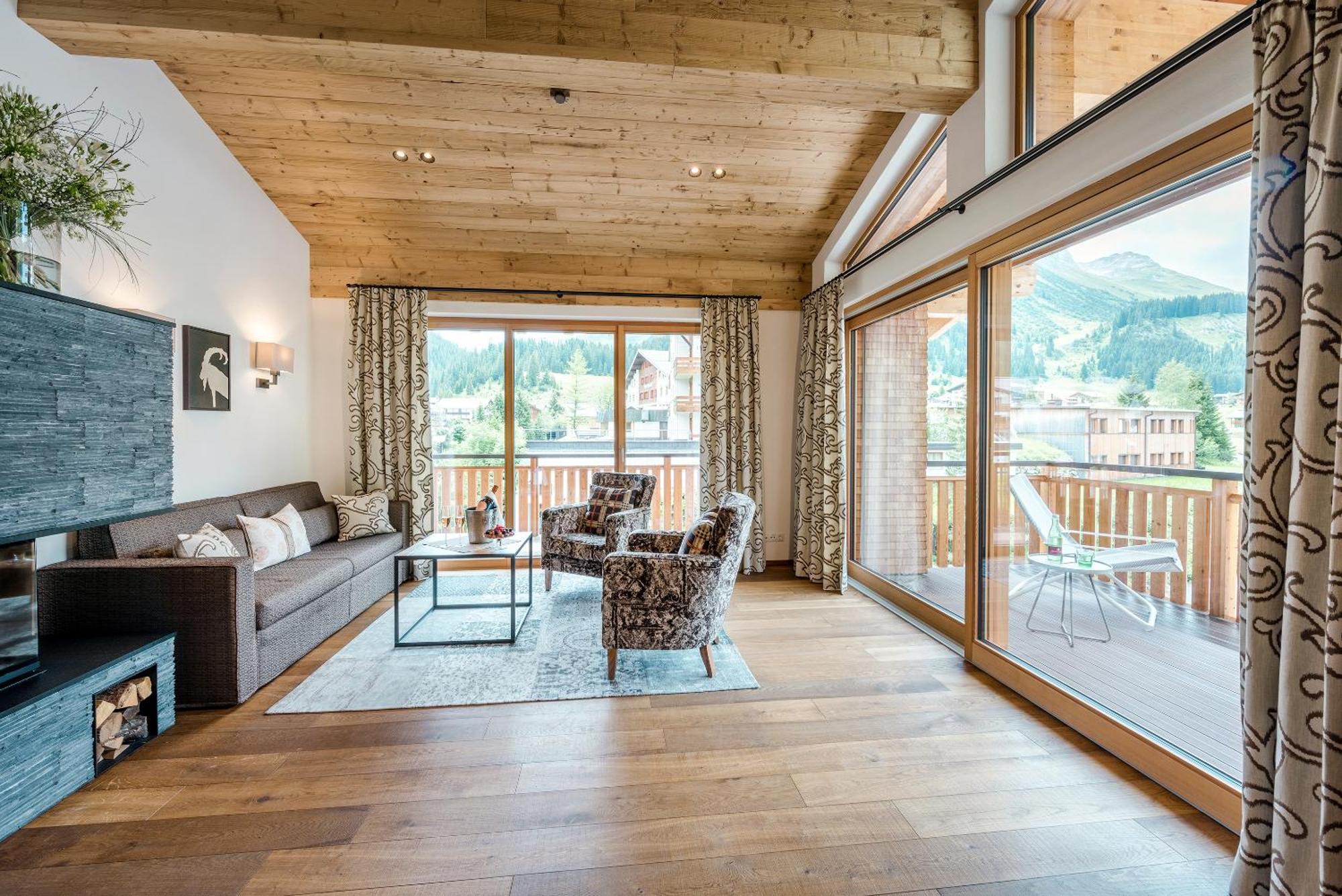 Hotel Auenhof Lech am Arlberg Bagian luar foto
