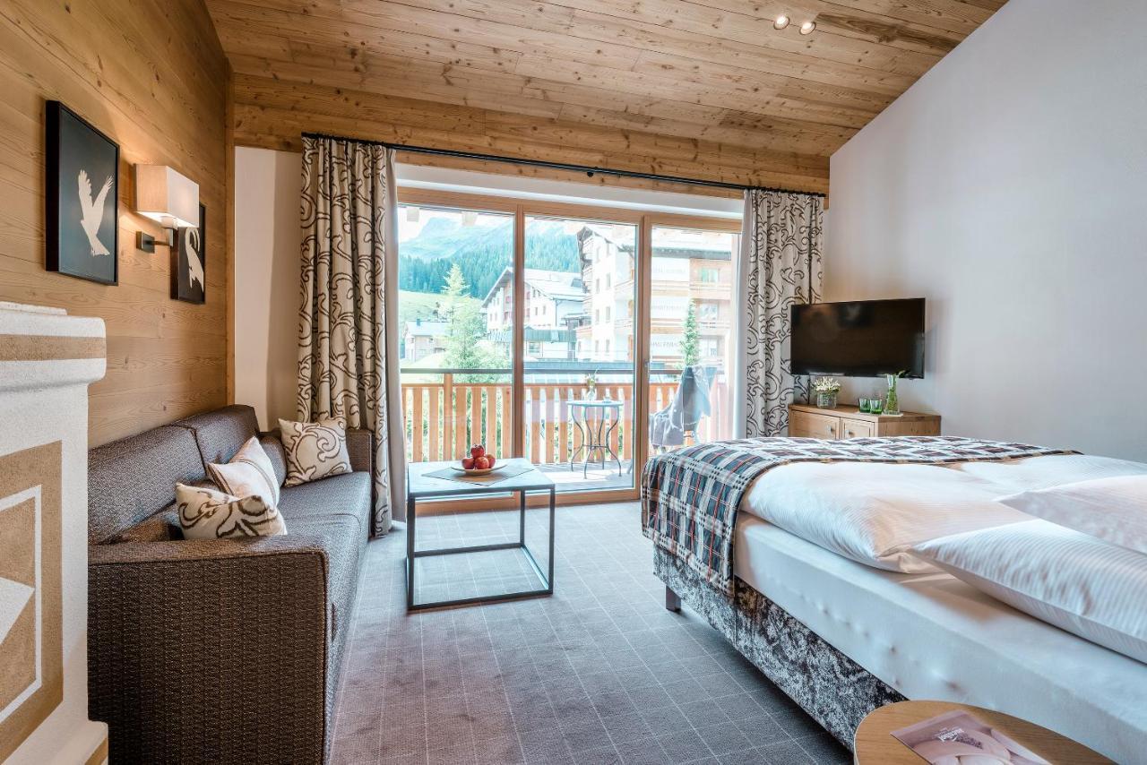 Hotel Auenhof Lech am Arlberg Bagian luar foto